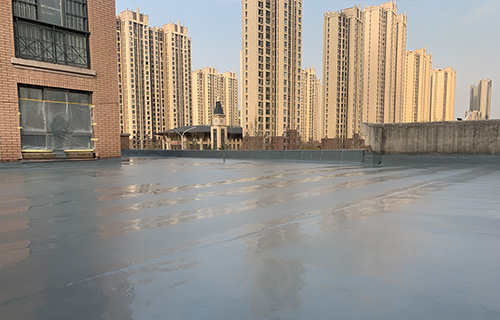淄博某小区屋面老旧SBS聚脲覆盖防水